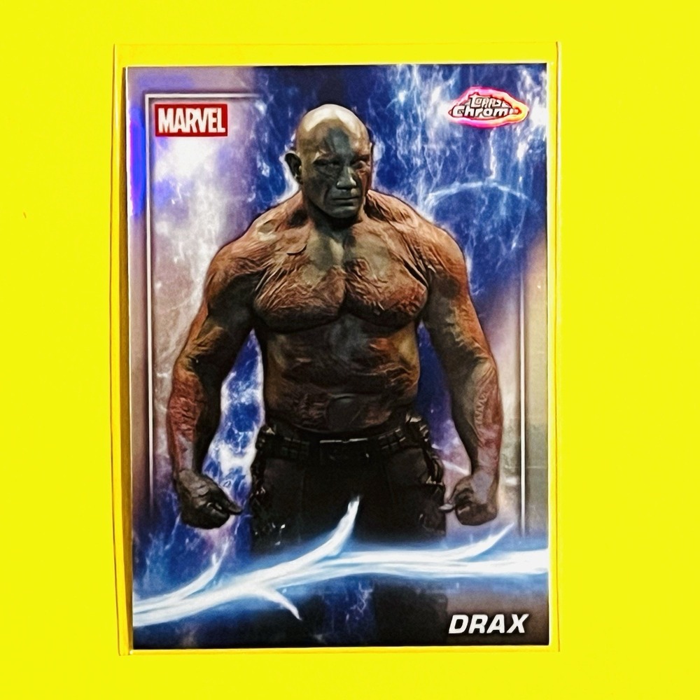 2025 Topps Chrome Marvel Studios Drax #44 Refractor Guardians of the Galaxy